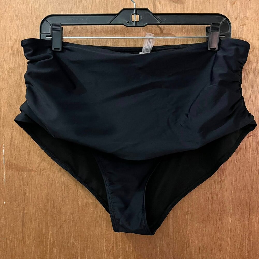 Size 20W - Tempt Me - Black Swim Bottoms